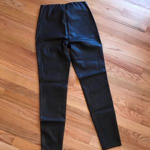 Zara faux leather skinny pants